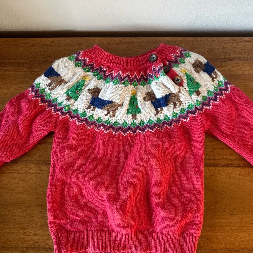 Baby Boden Multicolor Knit Sweater 2-3T